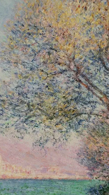 خلاقانه ترین نقاشی رنگ روغن مونه به نام تنهایی درخت 