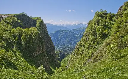 باورنکردنی ترین تصویر گرفته شده از طبیعت کوه های بلند قامت و سرسبز نپال