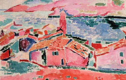 نقاشی Vue de Collioure View of Collioure از Henri Matisse 1905