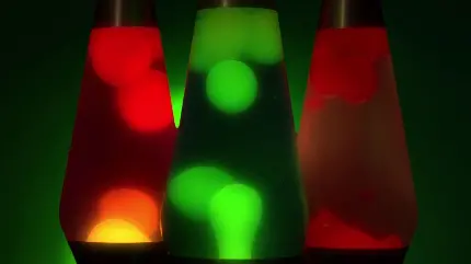عکس پروفایل لامپ های لاوای در دو تنوع رنگی 