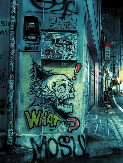 دانلود بک گراند تبلت از نقاشی خیابانی با کیفیت خوب