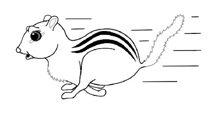 چاپ پوستر عکس نقاشی سنجاب کیوت و بامزه با فرمت پی ان جی 