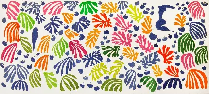 اثر the cut outs of review از Henri Matisse نقاش و مجسمه ساز فرانسوی