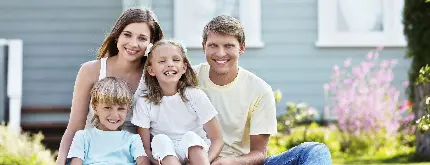 عکس واقعی خانواده خوشبخت و خوشحال برای فتوشاپ و اینشات