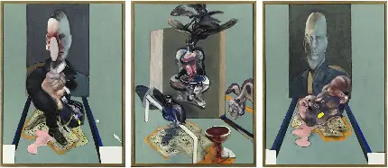تابلو نقاشی پروبلماتیکا تابلوی «تریپتیک»، 1976 