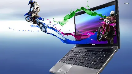 جالب ترین فتوشاپ سخت افزار لپ تاپ برای تبلیغ و پست اینستاگرام 