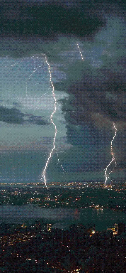 عکس رعد و برق وحشتناک