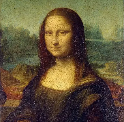 دانلود عکس نقاشی زیبا و مشهور مونالیزا از داوینچی 