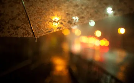 دانلود عکس زیبا و نورانی چتر بارانی برای پروفایل واتساپ و شاد 