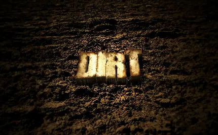 عکس زمینه اچ دی High Definition با متن DIRT