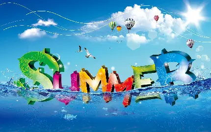 تصویر زمینه تابستان summer با ادیت فوق العاده زیبا و تماشایی