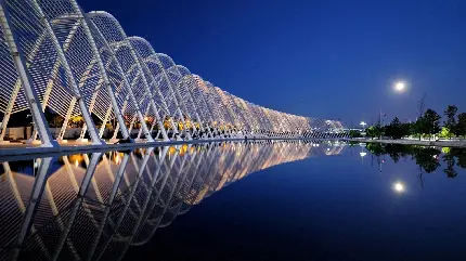 دانلود عکس معماری پل معروف اروپا با افکت دارک و تیره با کیفیت فورکی 4K 
