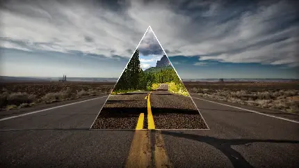 عکس جاده برای پروفایل