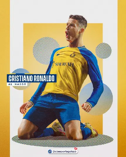 دانلود عکس ادیت شده کریستیانو رونالدو در اولین بازی تیم النصر