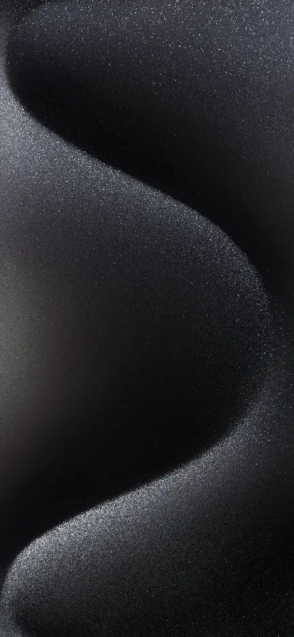 والپیپر آیفون 15 پرو به رنگ مشکی اکلیلی فوق العاده زیبا