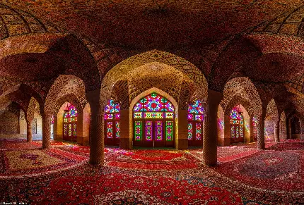 عکس زیبا از معماری اسلامی ترکیب زیبای تاریخ و ارزش های معنوی