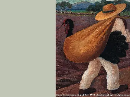 عکس با کیفیت اثر برجسته ترین نقاش قرن بیست مکزیکی دیگو ریورا