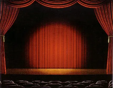 عکس جلوه نور در صحنه سالن تئاتر برای اجراهای مختلف 