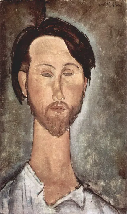 پرتره لئوپولد زبوروفسکی (پاریس) اثر Amedeo Modigliani