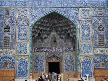 عکس مسجد شیخ لطف الله ترکیب معماری ایرانی و اسلامی