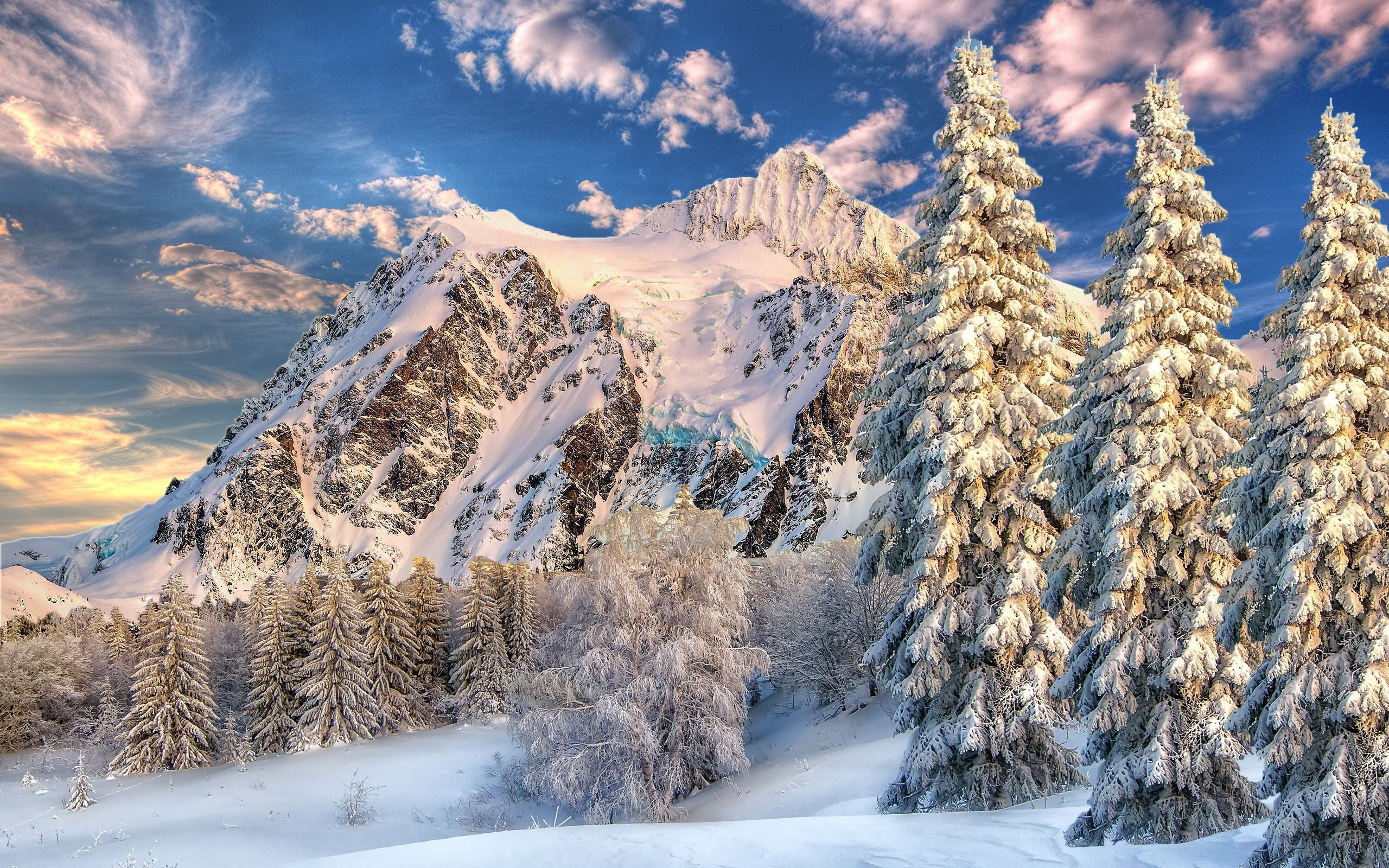 بک گراند فصل زمستان با کیفیت 4K برای دسکتاپ 