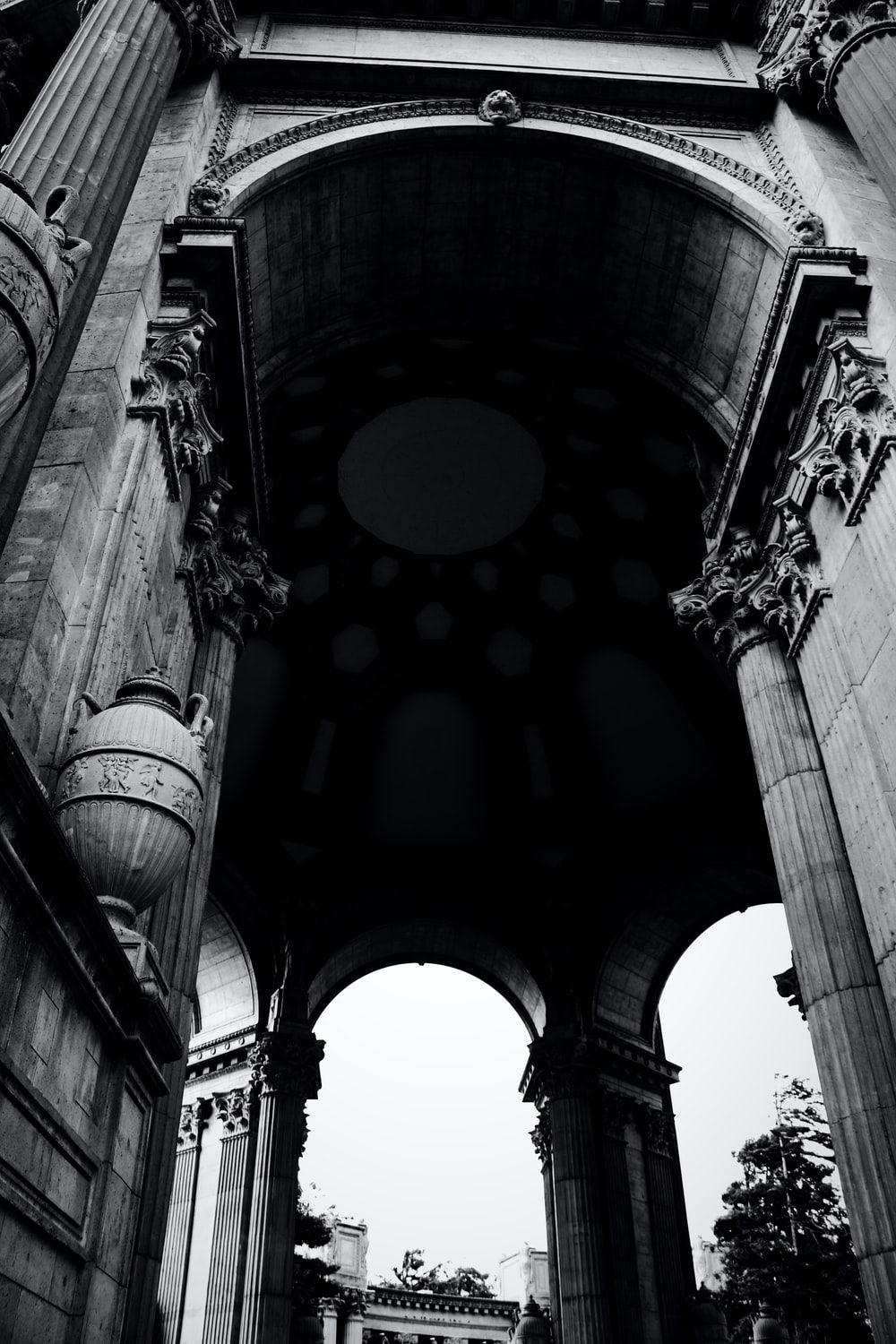 دانلود عکس سیاه و سفید رایگان معماری دوران تاریخی رنسانس با کیفیت بالا 