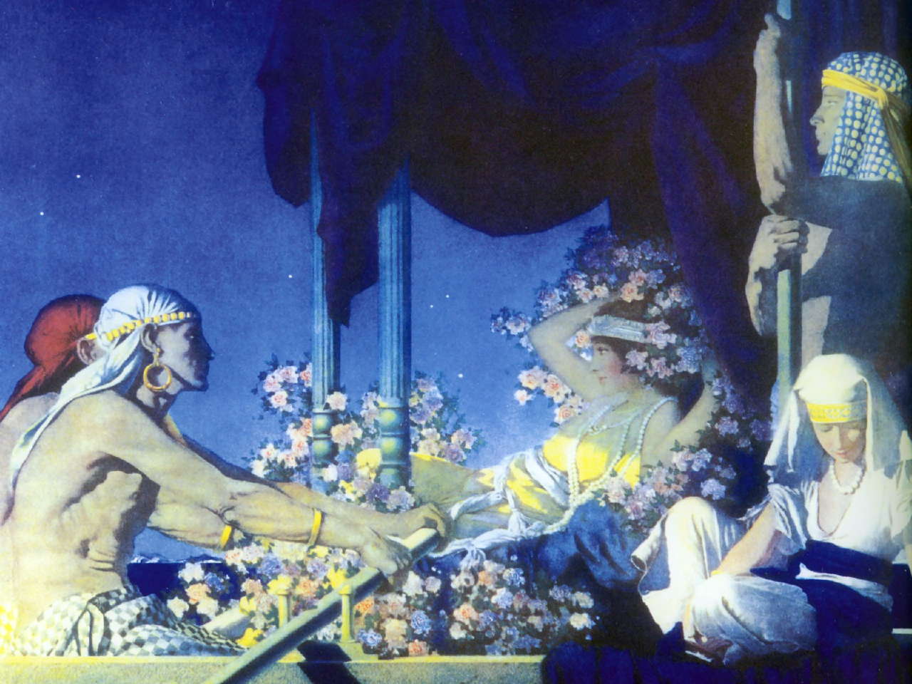 تابلو نقاشی مکسفیلد پریش از پرنسس و خدمتکارانش 