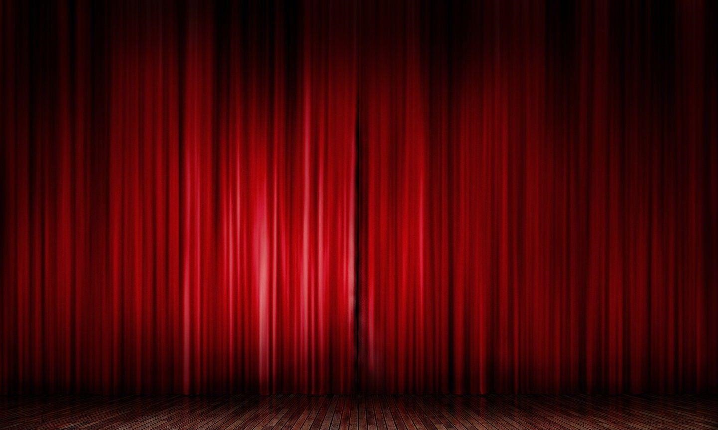 دانلود کاملا رایگان پرده نمایش قرمز رنگ سالن تئاتر