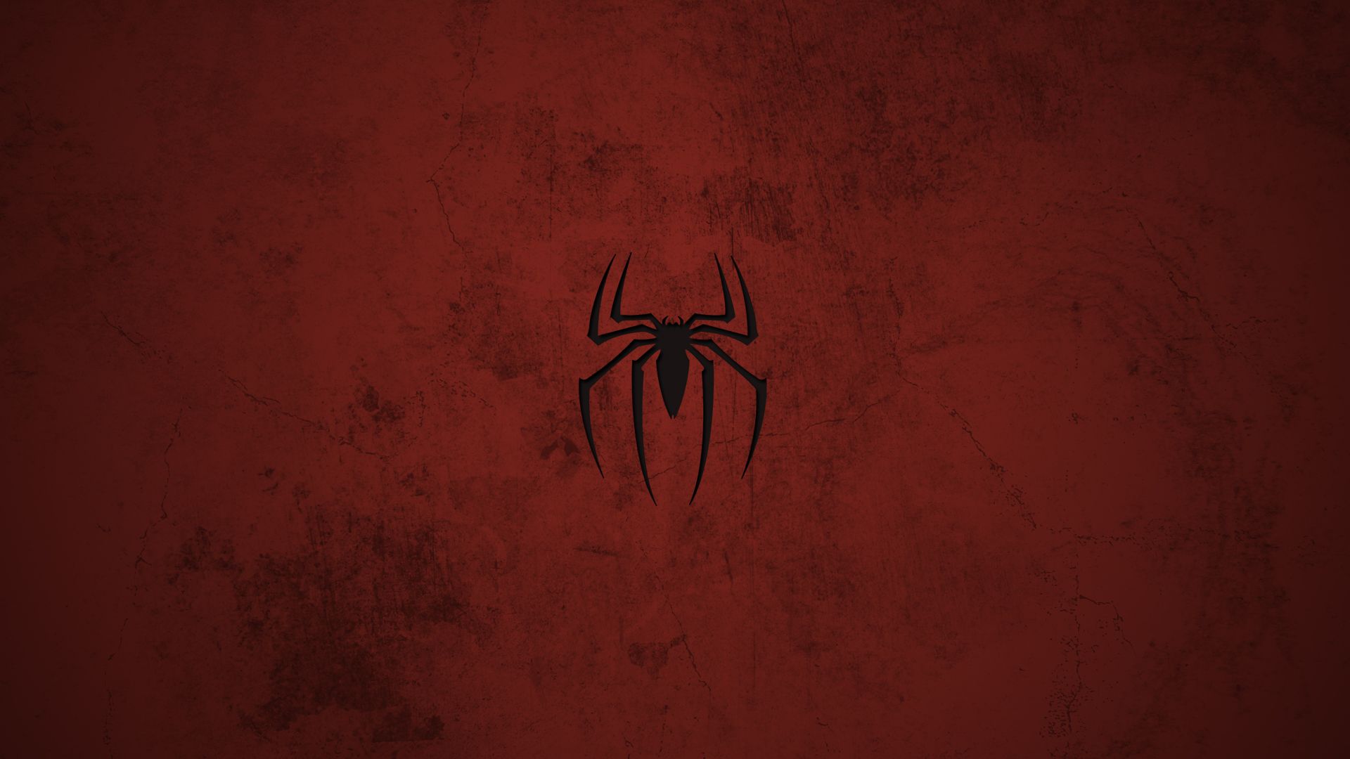 تصویر فول اچ دی آرم مرد عنکبوتی  با بکگراند قرمز 