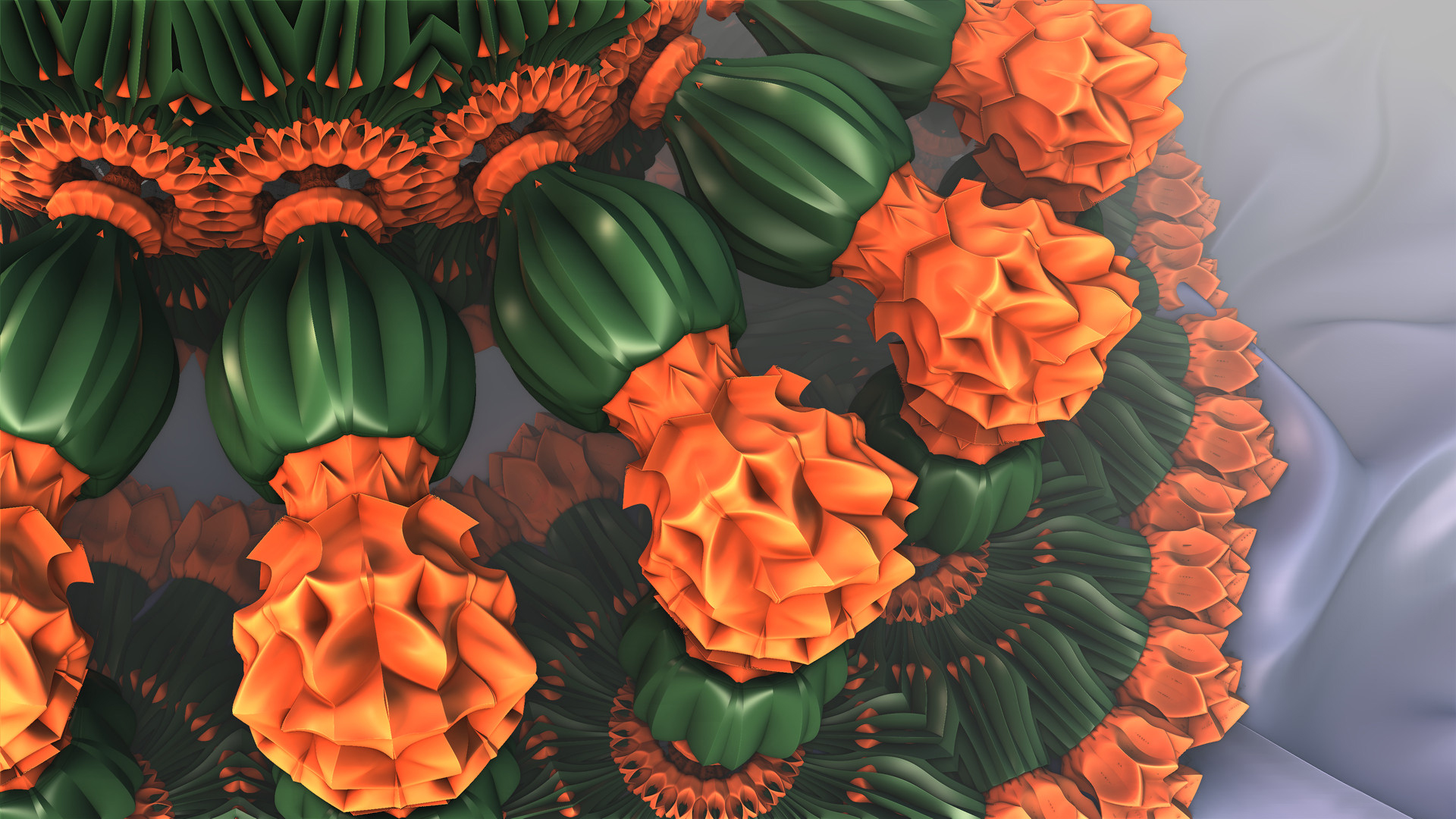 دانلود عکس زمینه کیفیت 4k طرح دیجیتالی گل های زیبا 