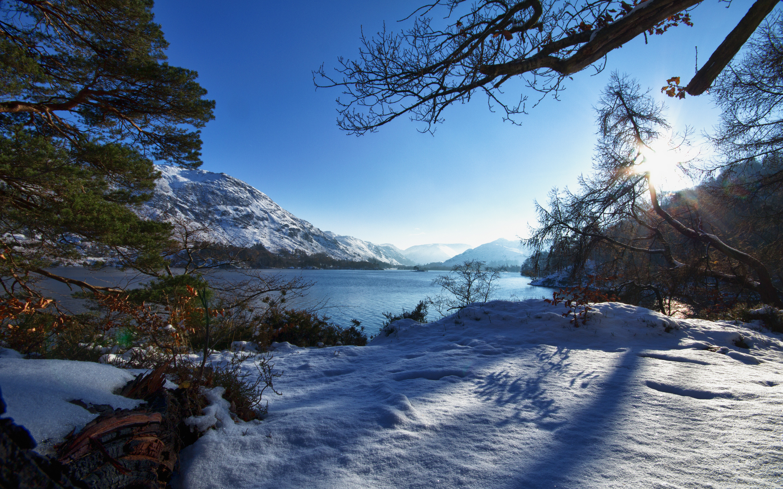 بک گراند فصل زمستان در عکس چشم نواز برای پروفایل اینستاگرام 