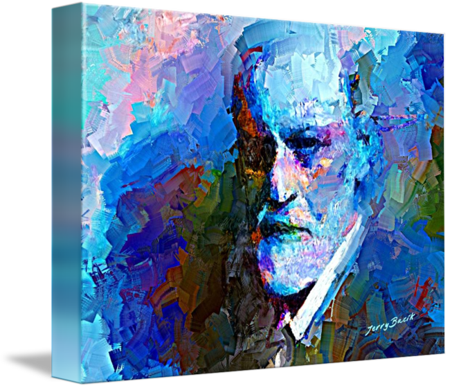 دانلود عکس تابلو نقاشی دکتر زیگموند فروید روانشناس و عصب شناس معروف اتریشی 