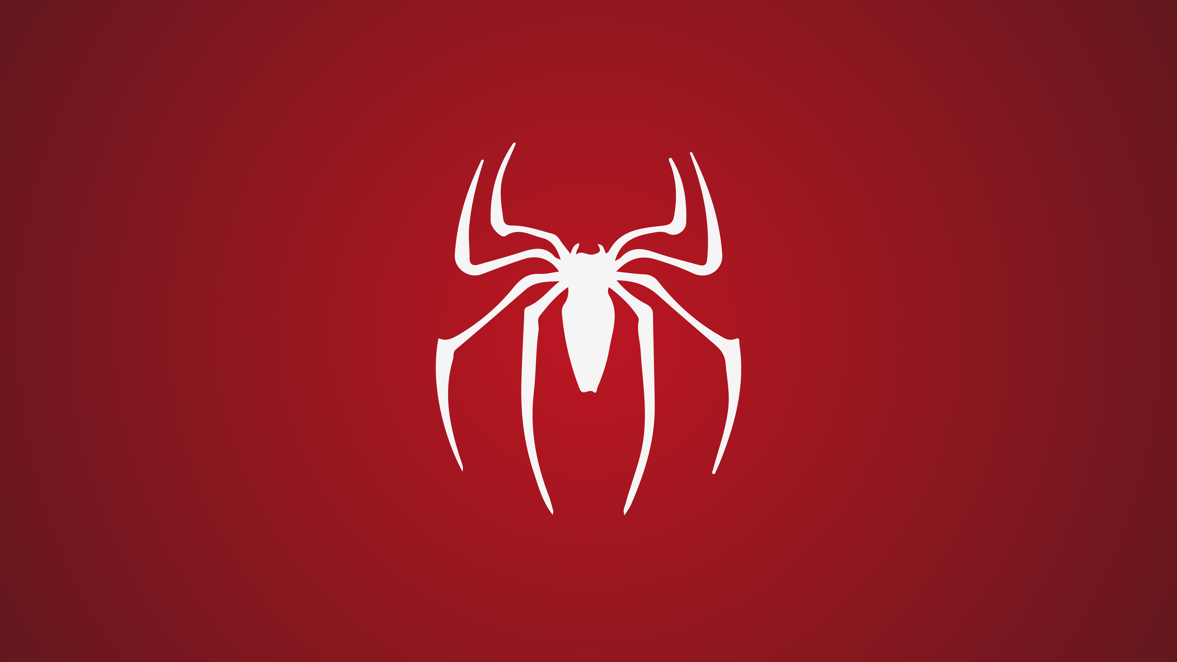 دانلود عکس فول اچ دی آرم مرد عنکبوتی با زمینه قرمز 