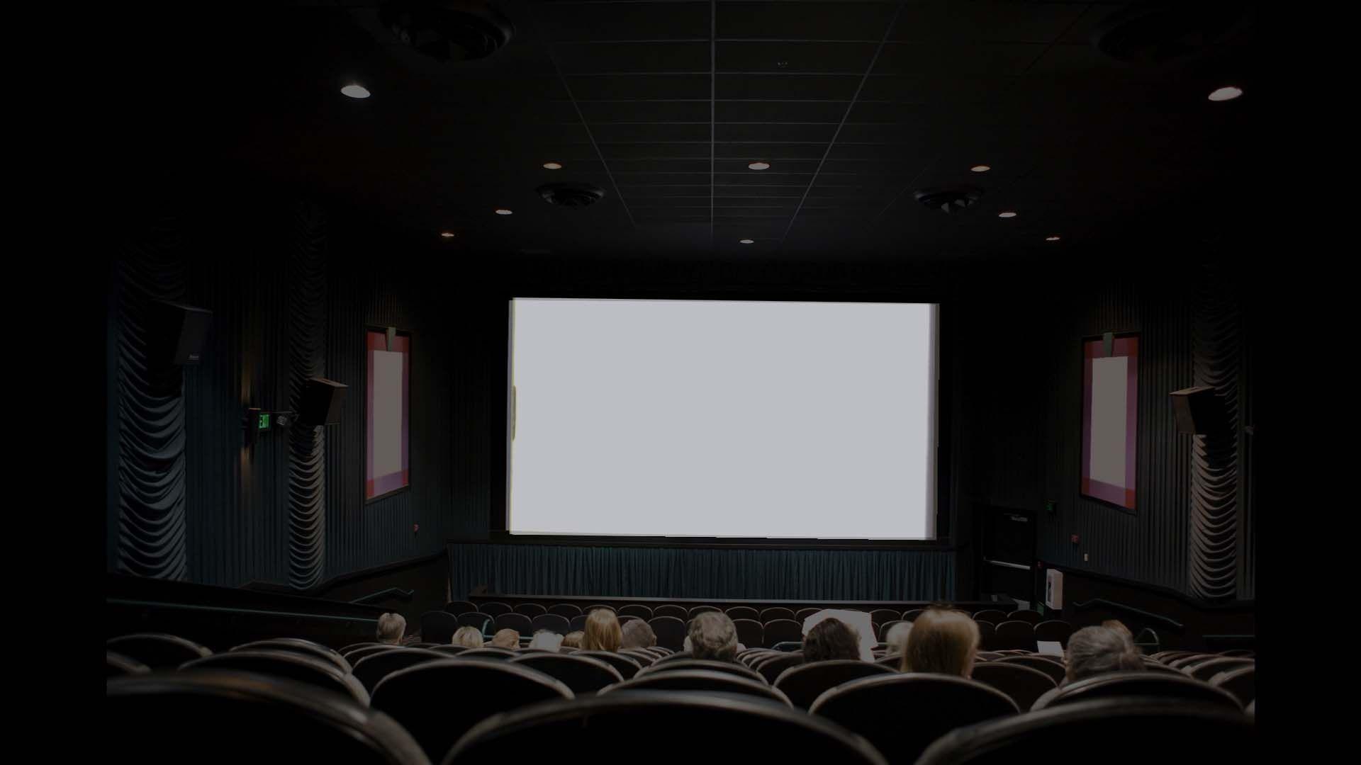 عکس زمینه سفید و سیاه سالن تئاتر برای صفحه کامپیوتر 