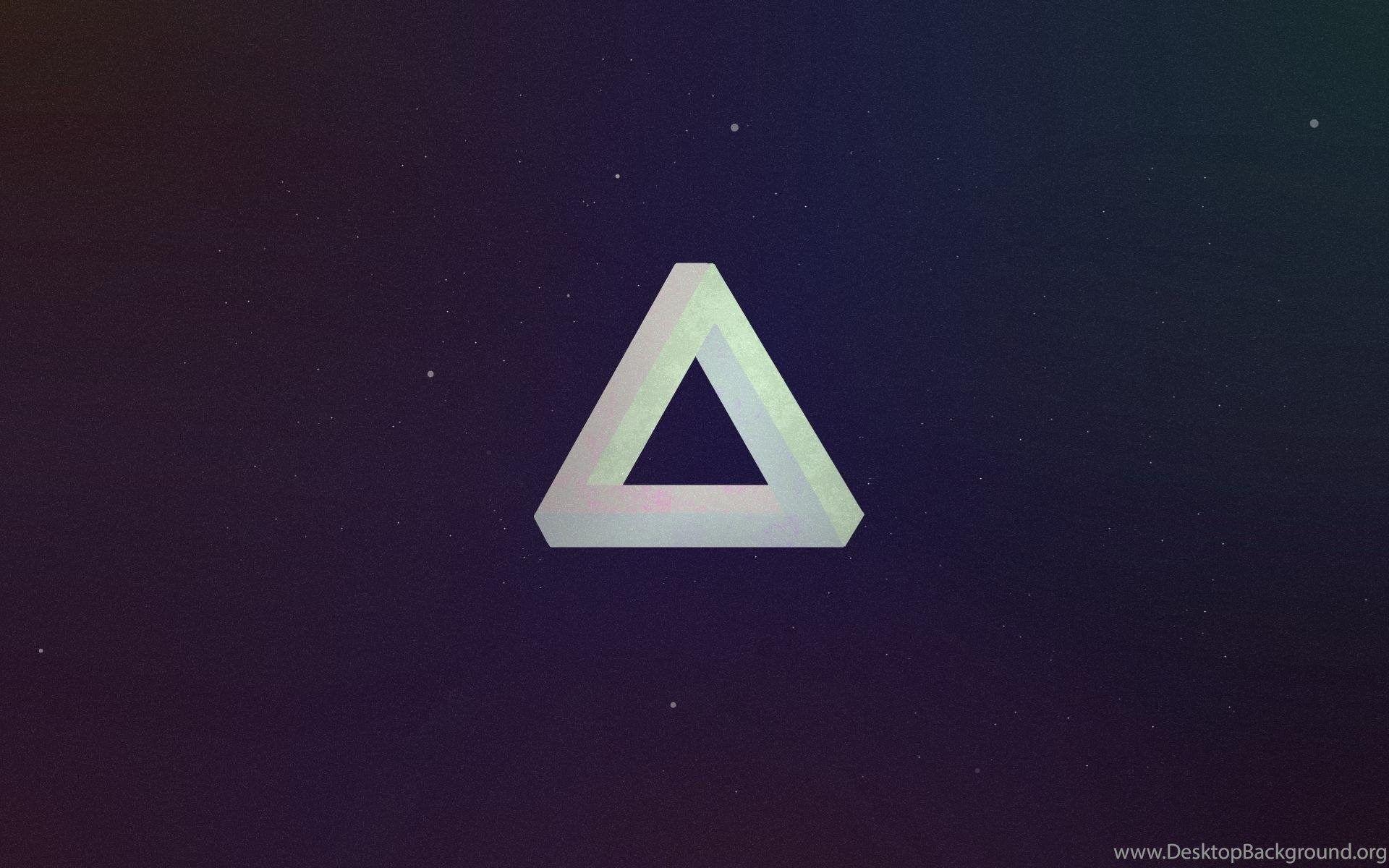 تصویر ساده و مینیمال مثلث برای طراحی لوگو حرفه ای 
