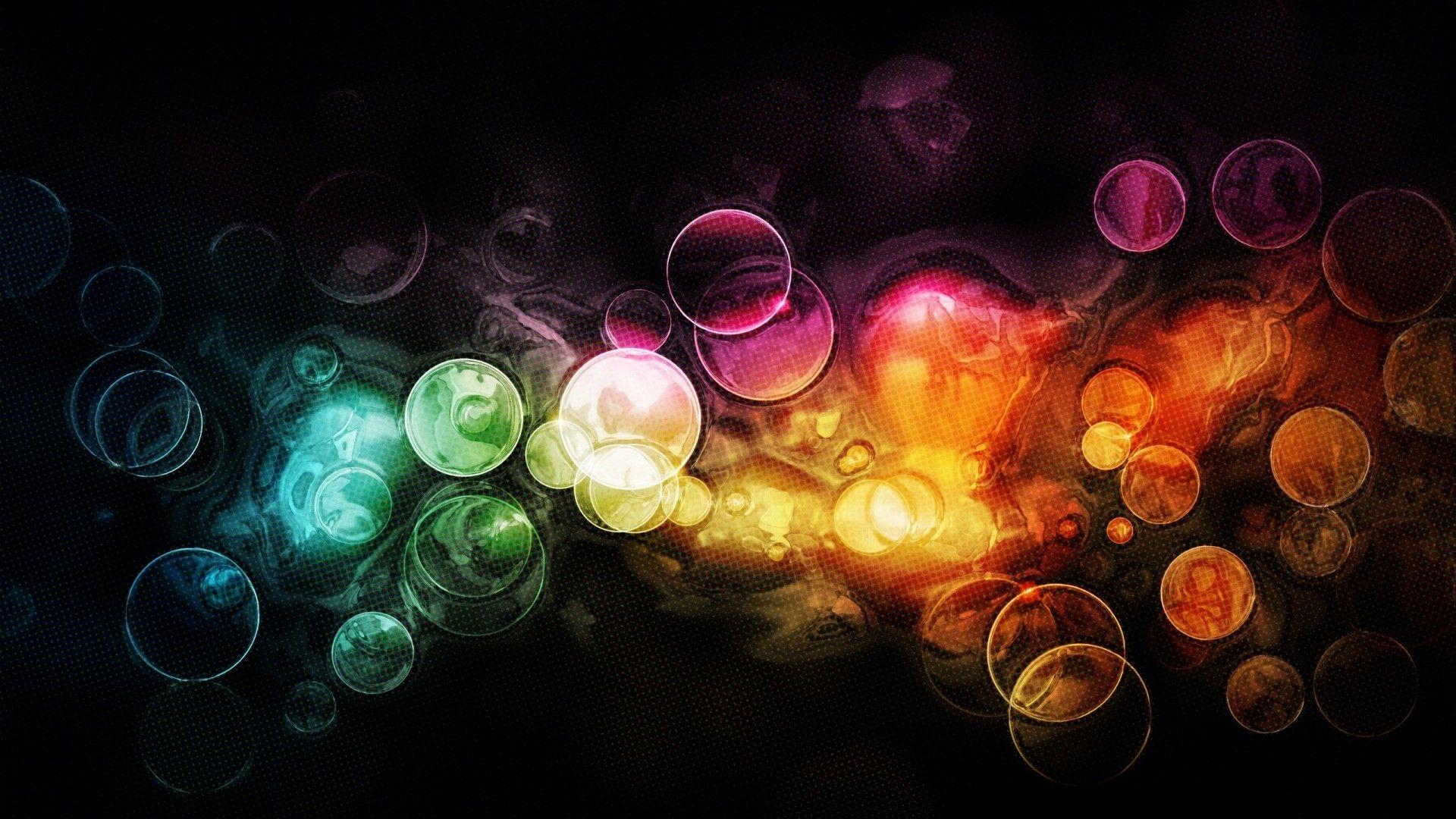 عکس حباب های رنگی HD هنر مدرن انتزاعی 