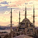 چاپ قاب موبایل و گوشی عکس زمینه استانبول The Blue Mosque با معماری منحصر به فرد