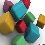 چاپ قاب موبایل و گوشی تصویر زمینه سه بعدی سبک کوبیسم CUBISM با تنوع رنگی بالا