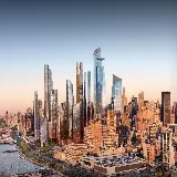 چاپ قاب موبایل و گوشی عکس زمینه خیلی با کیفیت ساختمان های فولادی در شهر مدرن
