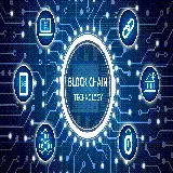 چاپ قاب موبایل و گوشی پردانلودترین تصویر طرح فناوری بلاک چین Blockchain 