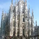 چاپ قاب موبایل و گوشی تصویر زمینه معماری گوتیک در کلیسای جامع میلان Duomo di Milano