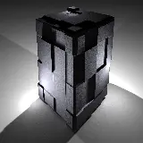 چاپ قاب موبایل و گوشی شیک ترین عکس سه بعدی مکعبی سبک کوبیسم با زمینه خاکستری
