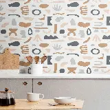 چاپ قاب موبایل و گوشی نقاشی آبسترکت Wallpaper unusual Papel pintado abstracto Azul y colores از Henri Matisse