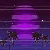 چاپ قاب موبایل و گوشی پس زمینه بازی رترو ویو retrowave برای دوست داران بازی و گیم