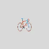 چاپ قاب موبایل و گوشی عکس زمینه دوچرخه زیبا و ساده مینیمالیستی HD 
