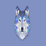 چاپ قاب موبایل و گوشی عکس شیک و قشنگ مینیمالیستی سر گرگ  برای چاپ