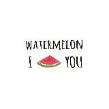 چاپ قاب موبایل و گوشی والپیپر هندوانه watermelon دوستت دارم با کیفیت بالا