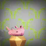 چاپ قاب موبایل و گوشی عکس جالب و بامزه سر کرگدن به رنگ صورتی در سبک پاپ آرت