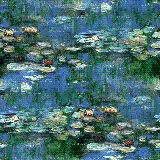 چاپ قاب موبایل و گوشی نقاشی گل فابریک مونه Waterlilies Regency طلوع آفتاب کلود مونه 1916