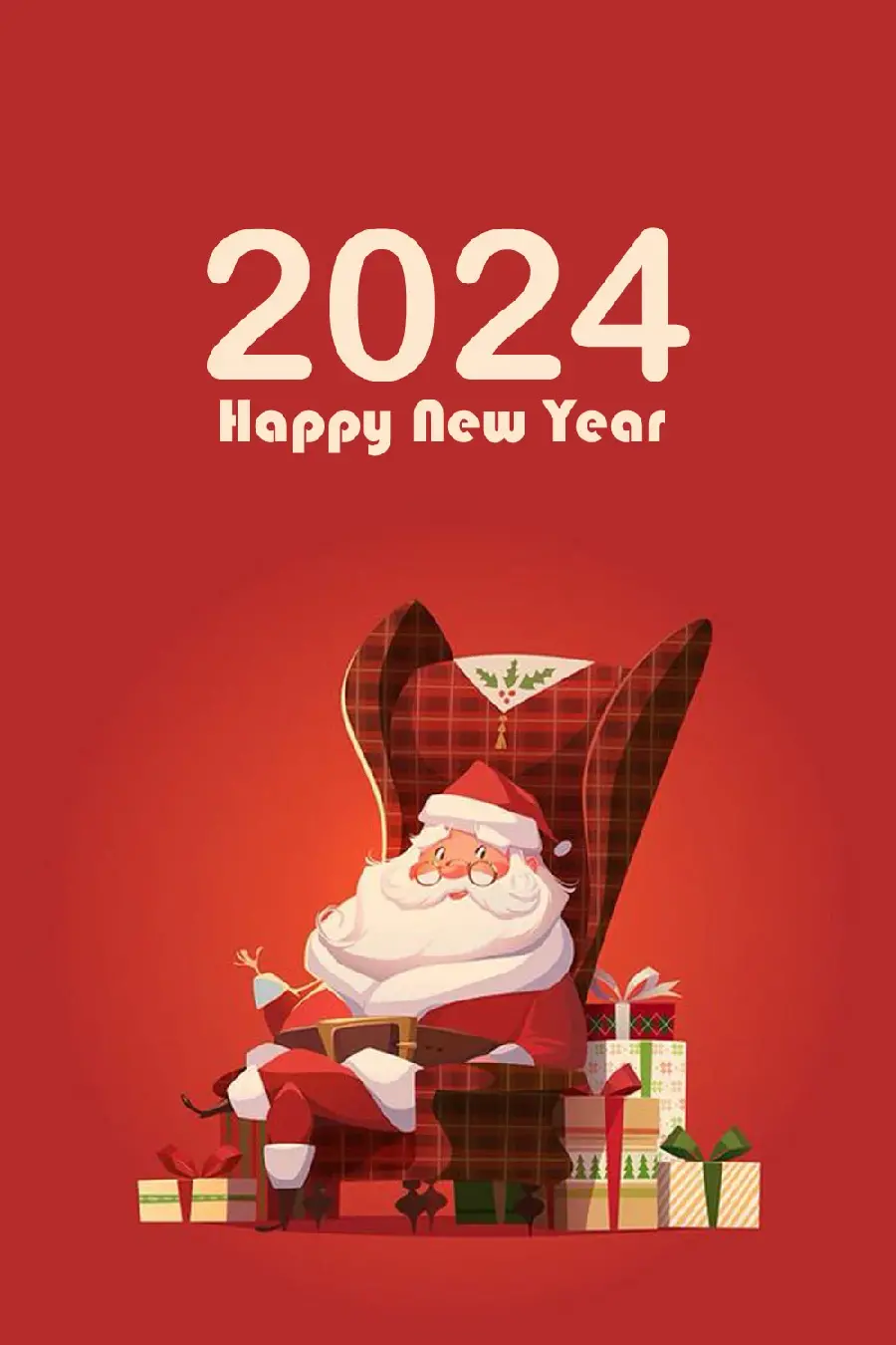 عکس دخترانه برای تبریک سال نو میلادی و کریسمس 2024 به دوست 